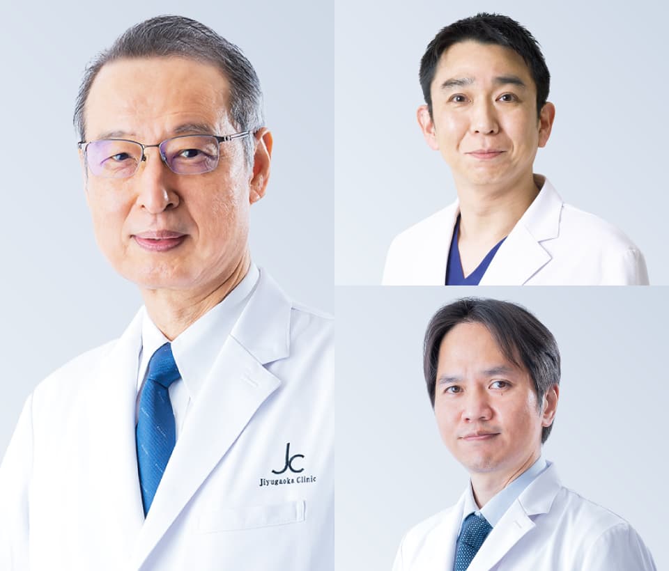 大慈弥医師、秋本医師、大原医師の写真