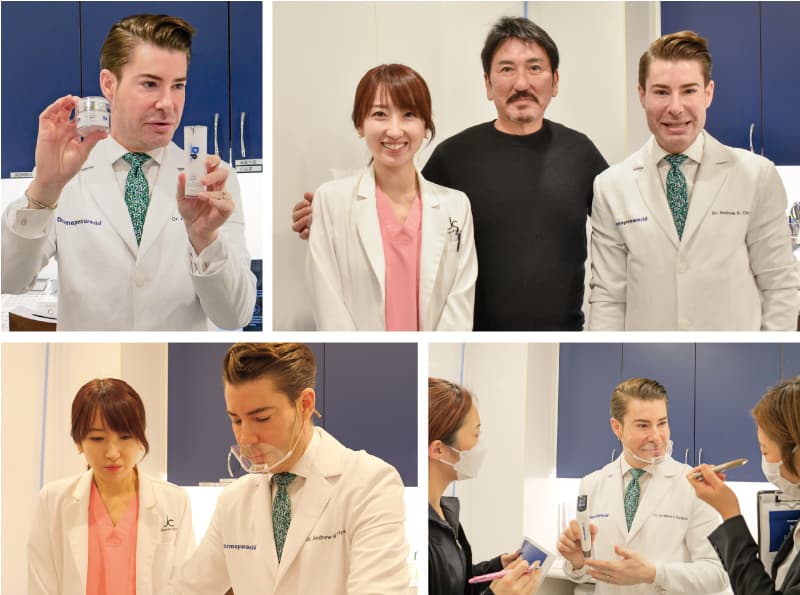 Dr.アンドリューが来院、最新治療法を講習